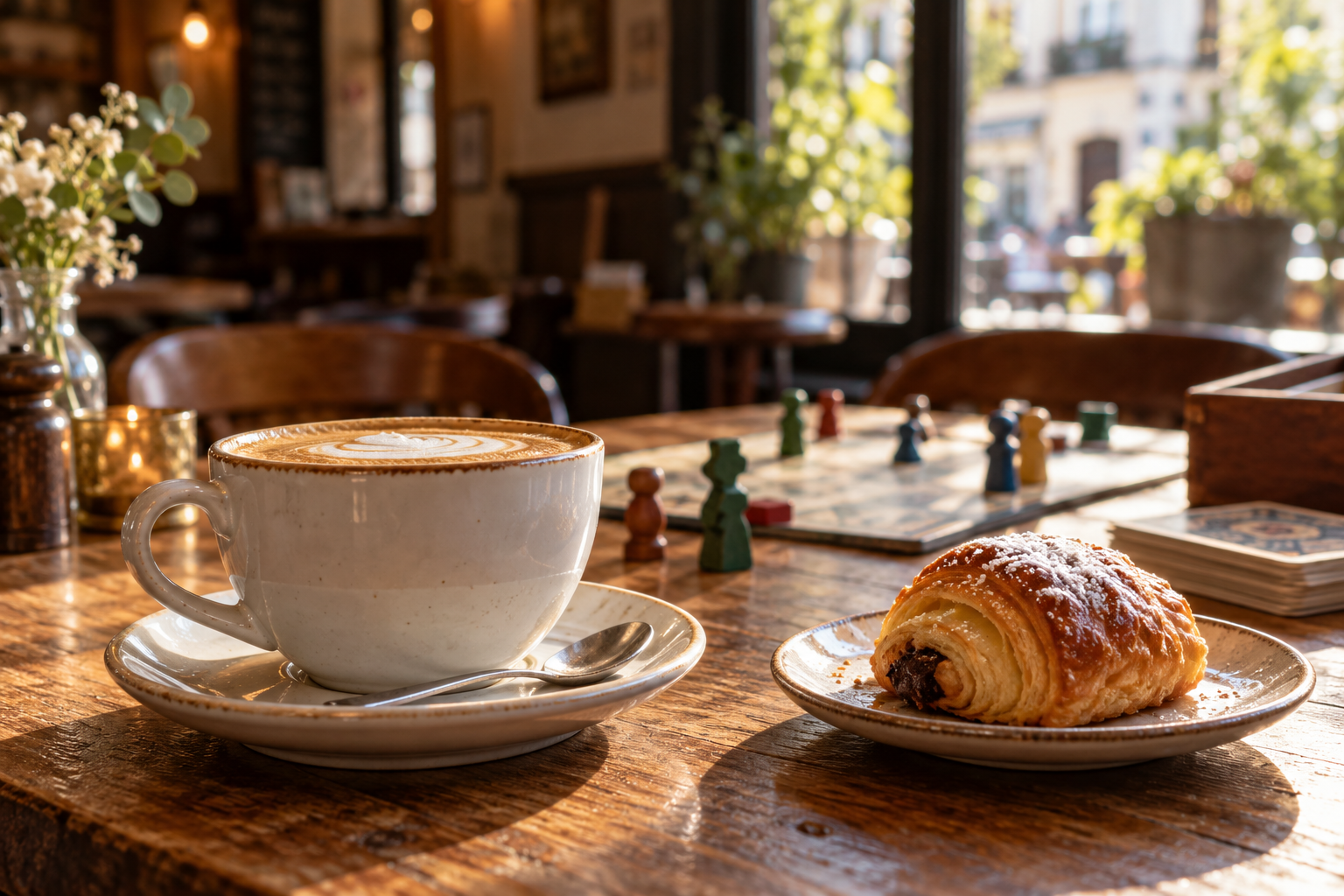 Illustration : pause café et gourmandise